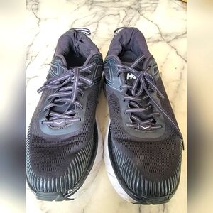 Hoka One One Bondi 7 1110518BWHT Black Mens Size 13